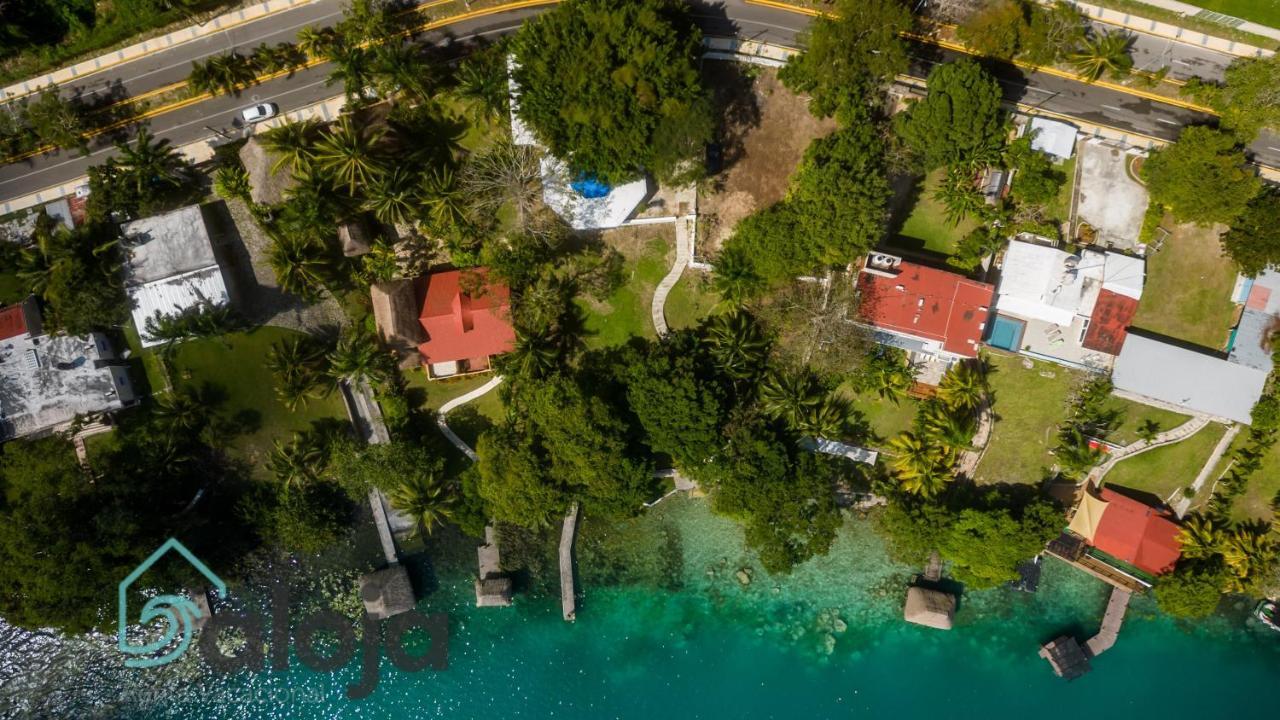 Villa Xtohil With Private Access To The Magic 7 Colors Lagoon Бакалар Екстер'єр фото
