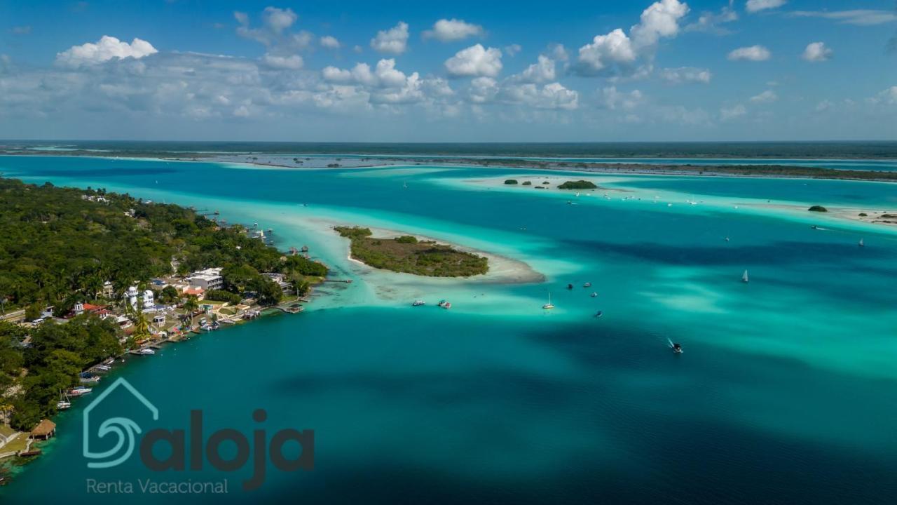 Villa Xtohil With Private Access To The Magic 7 Colors Lagoon Бакалар Екстер'єр фото