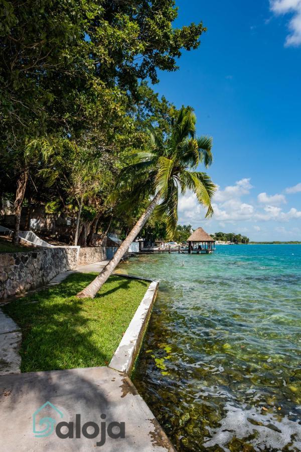 Villa Xtohil With Private Access To The Magic 7 Colors Lagoon Бакалар Екстер'єр фото