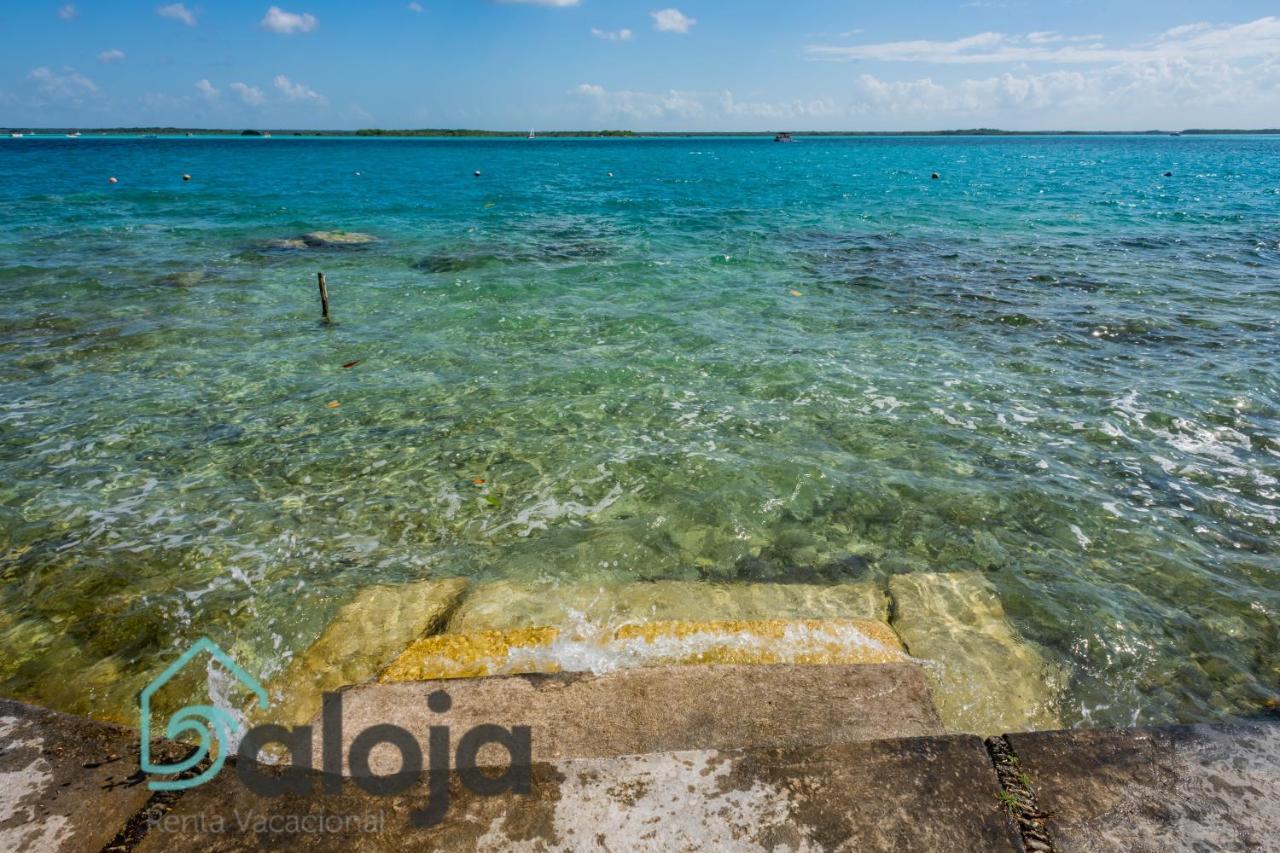 Villa Xtohil With Private Access To The Magic 7 Colors Lagoon Бакалар Екстер'єр фото