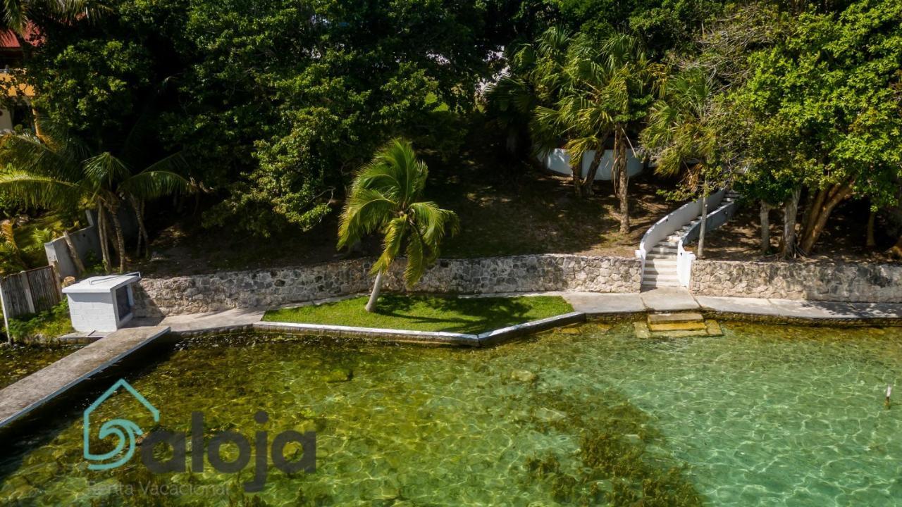 Villa Xtohil With Private Access To The Magic 7 Colors Lagoon Бакалар Екстер'єр фото