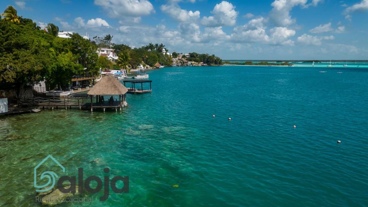 Villa Xtohil With Private Access To The Magic 7 Colors Lagoon Бакалар Екстер'єр фото