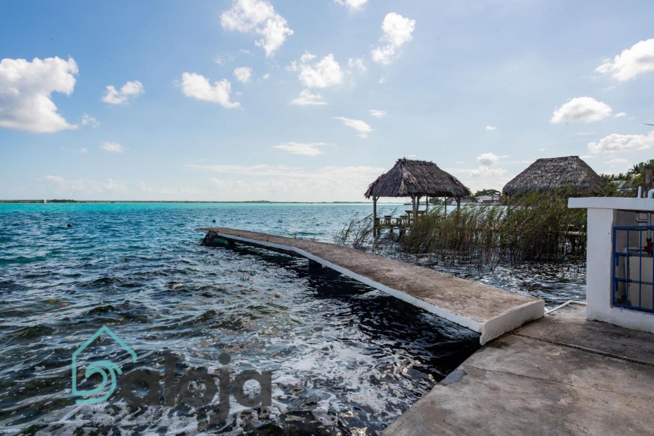 Villa Xtohil With Private Access To The Magic 7 Colors Lagoon Бакалар Екстер'єр фото