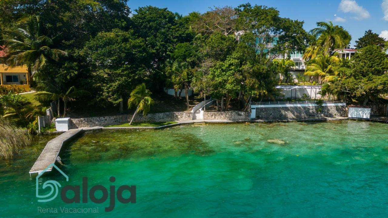 Villa Xtohil With Private Access To The Magic 7 Colors Lagoon Бакалар Екстер'єр фото